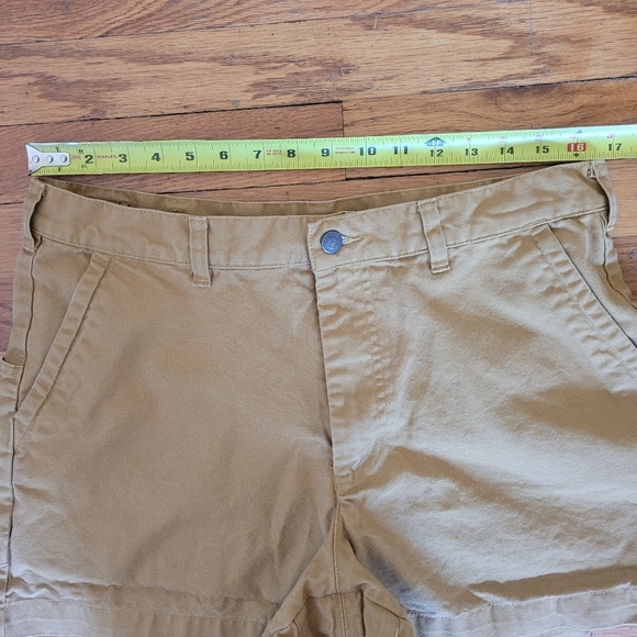 Patagonia Mens Stand Up 5" Shorts Size 35 EUC Brown Sold Out Durable Outdoors - Picture 9 of 10